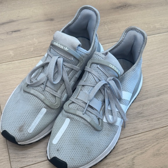 adidas Shoes - Adidas Men's Light Gray Sneakers